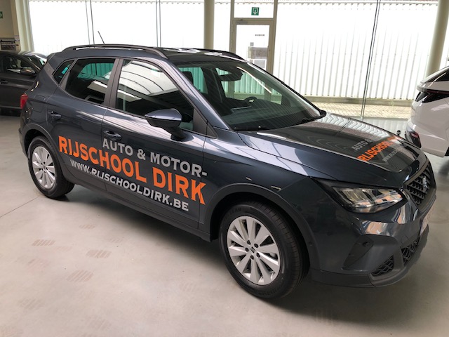 Belettering Auto Rijschool Dirk