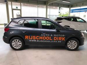 Belettering Auto Rijschool Dirk